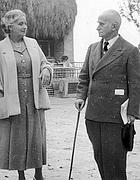 Einaudi con la moglie Ida