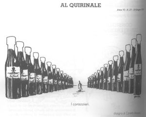 La vignetta incriminata di Manzoni su Einaudi